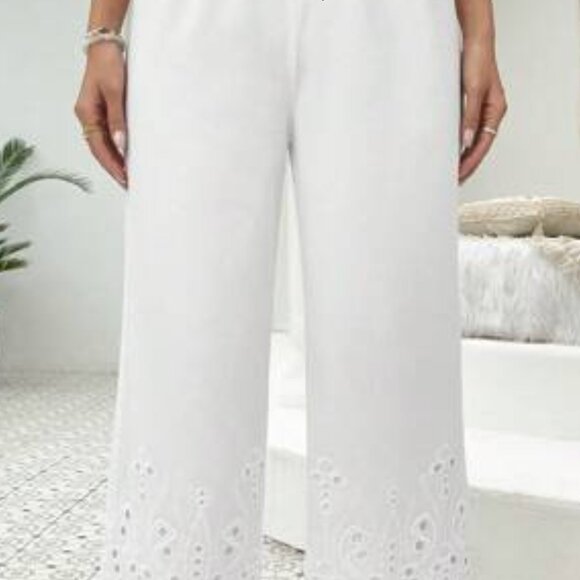 Philosophy White Wide-Leg Pants - Picture 9 of 9
